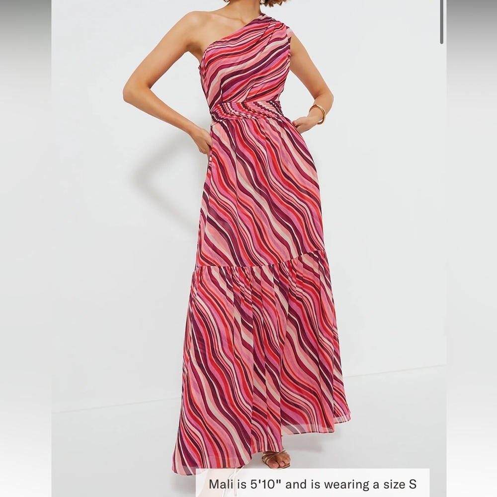 Sunset Stripe Cadiz Dress - Picture 1 of 11